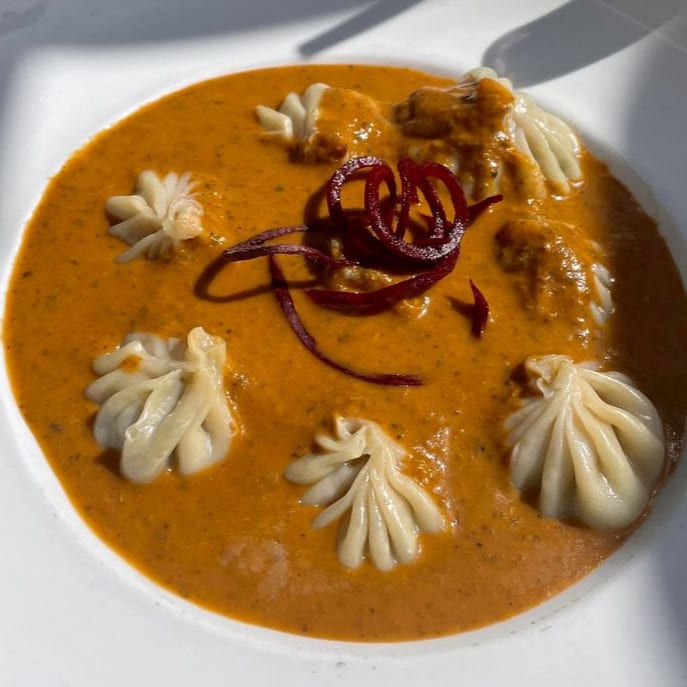 Chicken Jhol Momo.
