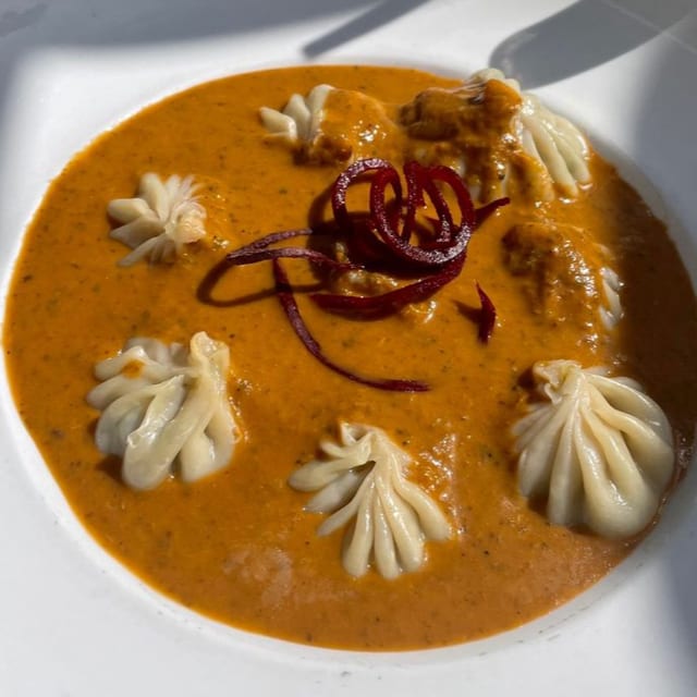 Chicken Jhol Momo.